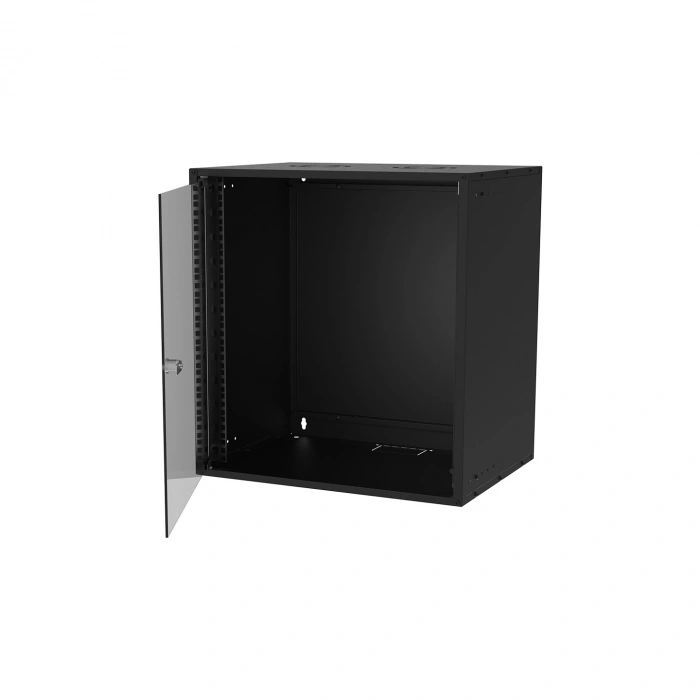 S-link SL-U12 Yeni Nesil 12U Soho Rack Kabin W 530mm D 400mm Siyah