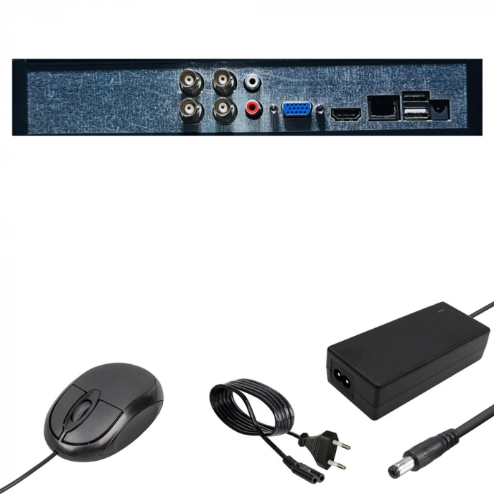 SecureBox SV7904AHD 4 Kanal 5IN1 XMeye H.265 Full HD 1080P Hibrit DVR Kayıt Cihazı