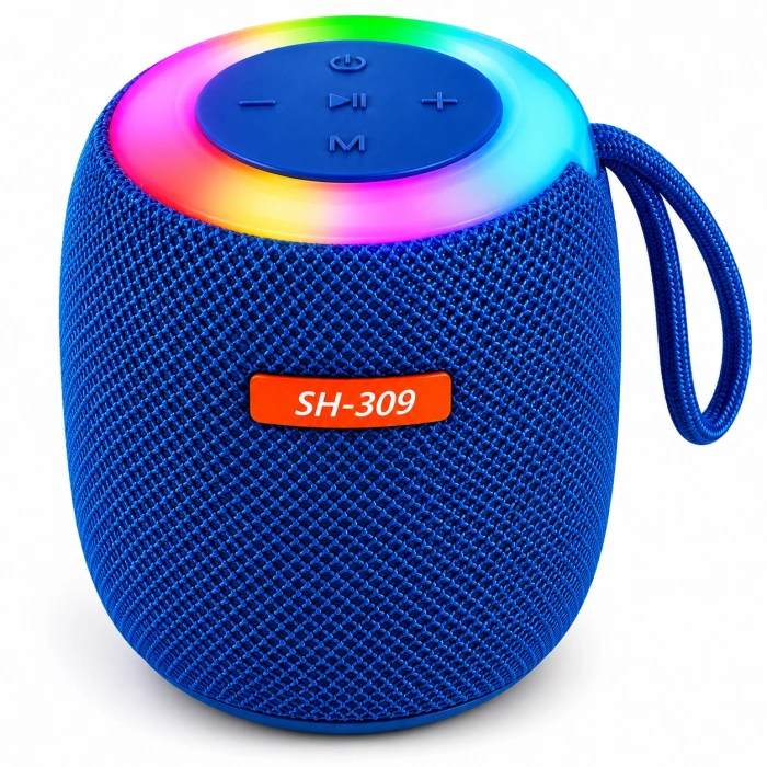 SH-309 USB TF Aux Girişi Bluetooth 5.0 RGB Hoparlör