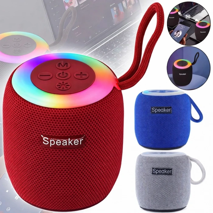 SH-309 USB TF Aux Girişi Bluetooth 5.0 RGB Hoparlör