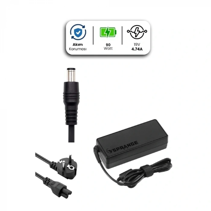SPRANGE SR-L8 SAMSUNG 19V 4.74A 5.5*3.0mm 90W Laptop Adaptör Şarj Aleti