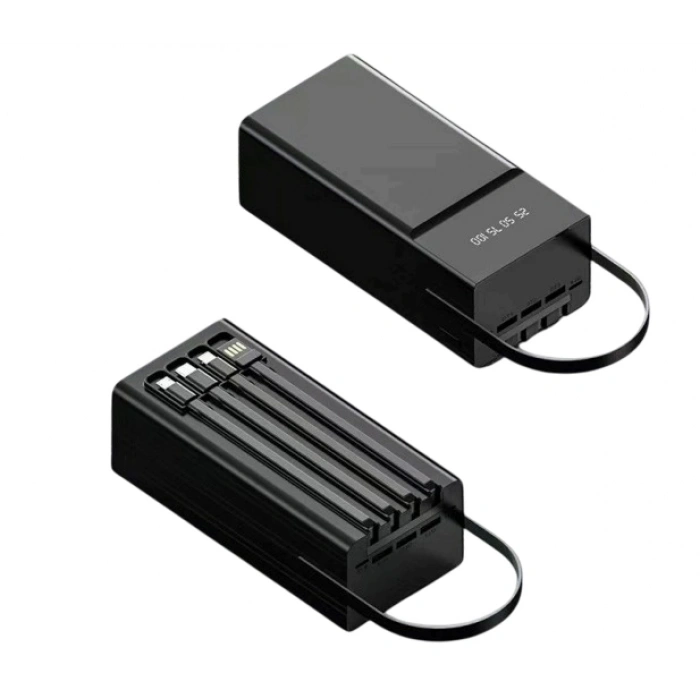 Sprange SR-P1200 120.000mAh 3xUSB Girişi 33W-PD 3in1 USB Kablo Power Type-C Şarj Girişi Kılıf Hediye