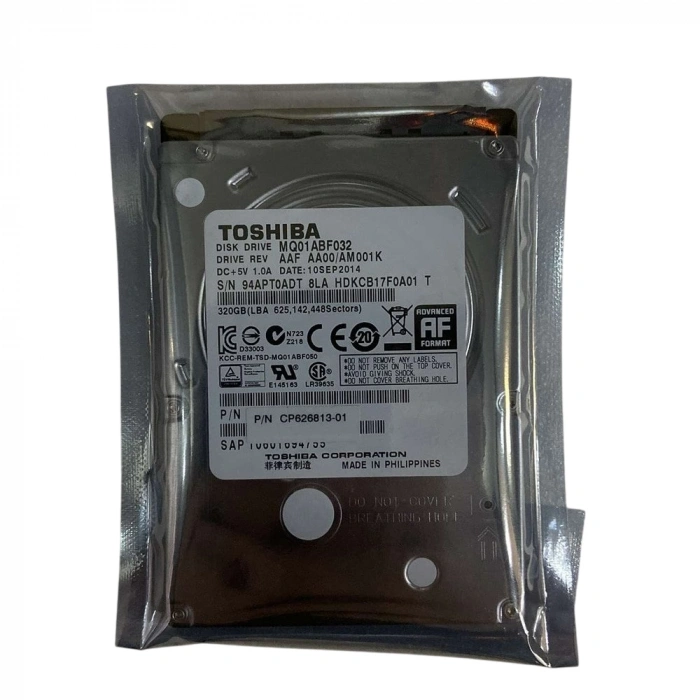 Toshiba 320GB 5400RPM 2.5 SATA PC/DVR/CCTV Güvenlik Kamerası Diski MQ01ABD032R