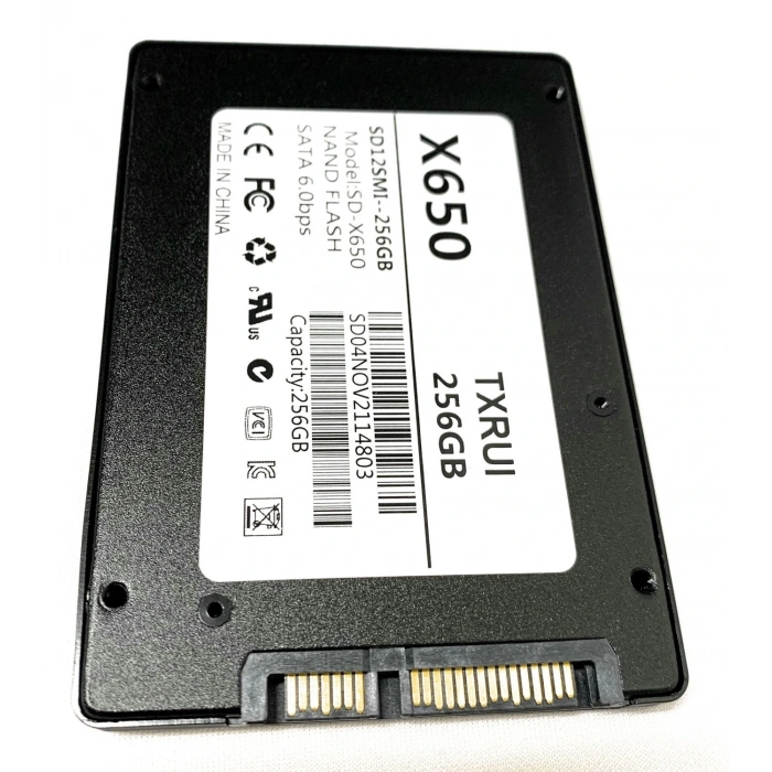 TXRUI X650 256GB SSD Harddisk 500MB/s 300MB/s 2.5 inch SATA3 Internal SSD