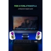 Sprange SR-PN785 2.0 RGB Işıklı Multimedia 5V 3W*2 Gaming Oyuncu Speaker -Beyaz