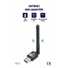 Concord W-3 600Mbps Mini WiFi USB Adaptör 5dB Antenli Wireless Alıcı