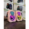 Sprange SR-PN785 2.0 RGB Işıklı Multimedia 5V 3W*2 Gaming Oyuncu Speaker -Pembe