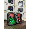 Sprange SR-PN785 2.0 RGB Işıklı Multimedia 5V 3W*2 Gaming Oyuncu Speaker -Siyah