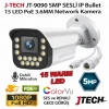 J-TECH 5MP Sesli 9090 iP Renkli Gece Görüşlü 8 Li 500GB Akıllı Güvenlik Kamera Seti – Yüz ve Araç Tanıma