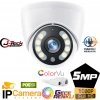 J-TECH JT-6060 5MP PoE Sesli IP Dome Gece Renkli Güvenlik Kamerası