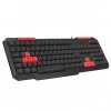 Everest KM-6825 Siyah Usb Kırmızı Tuşlu Türkçe Multimedia Klavye + Mouse Set