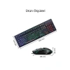CONCORD C-66 Gaming Işıklı Chocolate Q Klavye Style & Mouse