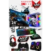 J-TECH Blood i5 3470 16GB RAM 256GB SSD GDDR5 R7240 4GB 24 Curved Akvaryum Gaming Oyuncu Bilgisayarı