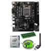 B12895 i7-6700 4.00GHz 8 Çekirdek 16GB RAM H110 WiFi CPU Fan Bundle Anakart Komple SET