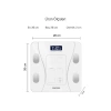 CONCORD C-W01 Akıllı Bluetooth Baskül Beyaz