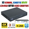 8 Kameralı IP Set 500GB 9090 5MP Mikrofonlu HD Gece Renkli Güvenlik Kamerası Sistemi -Cepten izle