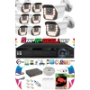 8 Kameralı IP Set 500GB 9090 5MP Mikrofonlu HD Gece Renkli Güvenlik Kamerası Sistemi -Cepten izle