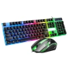 BGRGKMS Gaming Rgb Işıklı Kablolu Q Klavye Ve Mouse Seti Beyaz