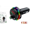Concord C-6009 Bluetooth Görüşme Ve Müzik Dinleme Ekranlı RGB FM Transmitter PD 3.1A Çift Usb Şarj