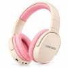CONCORD C-930 Bluetooth Kablosuz Kulaklık BT/TF Destekli Headset Pembe