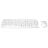Everest KM-7500 Beyaz Kablosuz Q Multimedia Klavye + Mouse Set TR Q