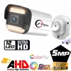 J-TECH 7070 5MP 12 LED SONY LENS Gece Renkli Warm Light 1080P AHD Güvenlik Kamera