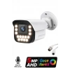 J-TECH 3080 5MP 15 LED SONY LENS DAHİLİ Sesli Gece Renkli Warm Light 1080P AHD Güvenlik Kamera