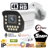 J-TECH 4K ULTRA HD 5MP SESLİ IP Bullet 15 LED PoE 3.6MM Network Kamera Gece-Gündüz Renkli Görüntü