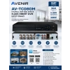 J-TECH 5MP 7070 Renkli Gece Görüşlü 8 Li Akıllı Güvenlik Kamera Seti – Yüz ve Araç Tanıma