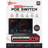 J-TECH 5MP Sesli 8 Li 6066 iP Renkli Gece Görüşlü 500GB Akıllı Güvenlik Kamera Seti – Yüz ve Araç Tanıma