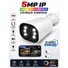 J-TECH 5MP Sesli 8 Li 6066 iP Renkli Gece Görüşlü 500GB Akıllı Güvenlik Kamera Seti – Yüz ve Araç Tanıma