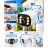 J-TECH JT-6066 5MP Sesli IP Bullet Kamera | PoE | 6 LED | 3.6mm | Gece-Gündüz Renkli