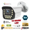 J-TECH JT-9090 5MP SESLİ IP Bullet 15 LED PoE 3.6MM Network Kamera Gece-Gündüz Renkli Görüntü