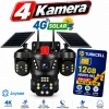 Joysee S4 12MP 4 Kameralı 4G Solar Sim Kartlı PTZ IP Sesli Akıllı Güvenlik Kamera + 12GB SIM Kart Hediye