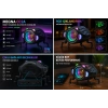 MEGNA CC2A Bluetooth Masaüstü Hoparlör FM Radyo 5W TF RGB Robot Tasarımlı