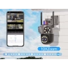 Mpia Orino 4 Lens 10X Zoom 8MP 360° Görüş Hareketli Waterproof Gece Görüş Sesli Görüşme Akıllı Kamera