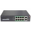 PG H1108PLS 8 Port 2*10/100Mbps PoE Switch 2 Uplink - 8 Port PoE Switch 100W Watt