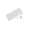 Platoon PL-395 Beyaz Renk Kaliteli Mini Kablosuz Klavye Mouse Set