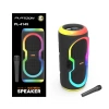 Platoon PL-4145 BT USB SD AUX 16 İNÇ Mikrofonlu Anfi Yüksek SES Taşınabilir RGB Işıklı Hoparlör