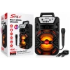 Platoon PL-4811 Bluetooth Speaker 6.5 İnç RGB Işıklı USB SD Mikrofonlu Hoparlör