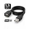 Platoon PL-5021 1,5 Metre USB Uzatma Kablosu – USB 2.0 Uzun Menzilli Bağlantı