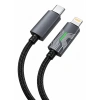 Platoon PL-8787 27W Type-C To iPhone Powermax Işıklı Şarj Kablosu