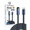 PLATOON PL-8800 1MT 27W Type-C to iPhone Lightning Örgülü Oyuncu – Gamer Hızlı Şarj Data Kablosu