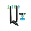 Platoon PL-9340 1200Mbps Antenli 2Dbi Usb WiFi Kablosuz Alıcı Adaptör WLAN