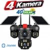 S4 8MP 4 Kameralı 4G Solar Sim Kartlı PTZ IP Sesli Akıllı Güvenlik Kamera ( 4x2MP )