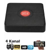 SecureBox SV7904AHD 4 Kanal 5IN1 XMeye H.265 Full HD 1080P Hibrit DVR Kayıt Cihazı