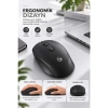 SPRANGE SR-M4 Kablosuz & Bluetooth 5.4 Şarjlı Mouse Siyah