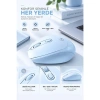SPRANGE SR-M4 Kablosuz & Bluetooth 5.4 Şarjlı Mouse Mavi