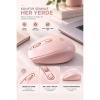 SPRANGE SR-M4 Kablosuz & Bluetooth 5.4 Şarjlı Mouse Pembe