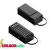 Sprange SR-P1200 120.000mAh 3xUSB Girişi 33W-PD 3in1 USB Kablo Power Type-C Şarj Girişi Kılıf Hediye